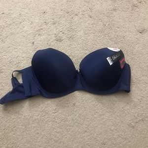 Women’s bra, blue, plus size 42 D full support